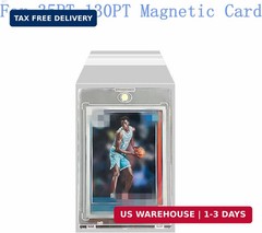 200PCS Resealable Team Bags for One Touch Card Holders 35PT-130PT, Fit Sleeves f