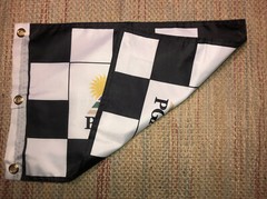 PGA WEST GOLF COURSE LPGA PGA TOUR PIN FLAG W GROMMETS FREE SHIP AUTOGRAPHS