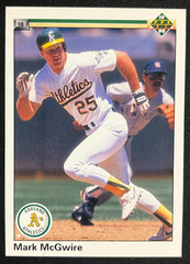 1990 Upper Deck Mark McGwire #171 Oakland Athletics