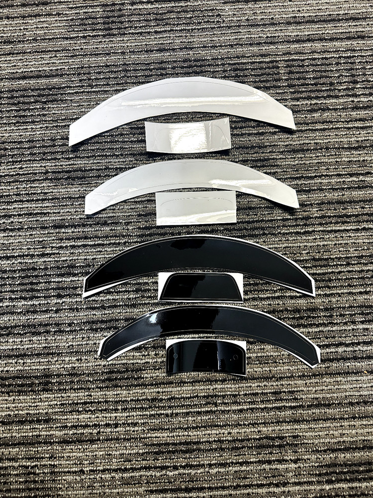 Blank Front & Rear Football Helmet Bumpers, Riddell Speed, Flex