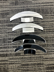 Blank Front & Rear Football Helmet Bumpers, Riddell Speed, Flex