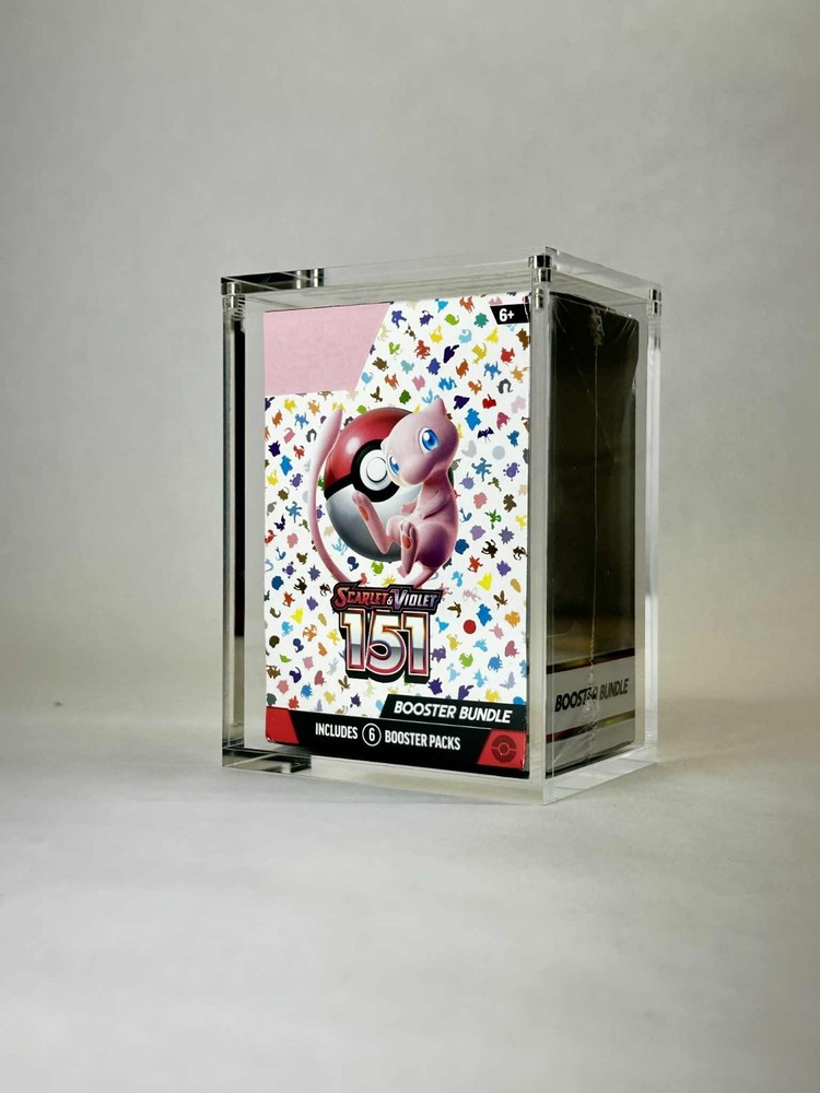 Pokémon Booster Bundle Acrylic Case | Magnetic Lid + UV Protection