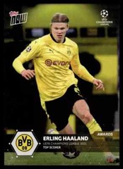 2020-21 Topps Now UEFA UCL #87 Erling Haaland Borussia Dortmund x2