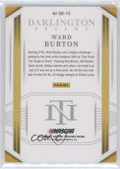 2024 Panini National Treasures Darlington Dreams 35/35 Ward Burton #DD-10 7tw