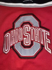 Ohio State Buckeyes Nike Hockey Jersey Mens Large Clean Red Ccha Big 10 Sewn