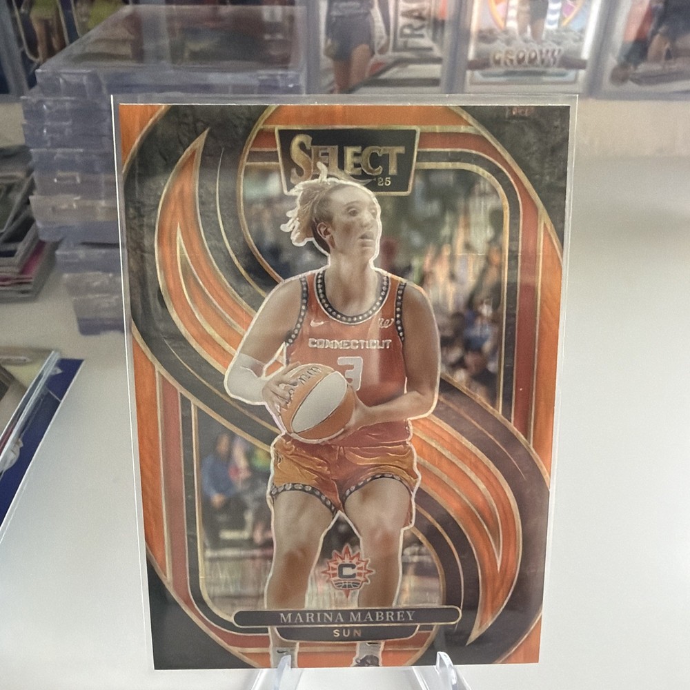 2025 Panini Select WNBA Marina Mabrey #137 Premier Orange Shock Prizm DICK’S Ex