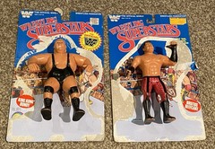 Collection of 17 Vintage 1980’s WWF Wrestling Action Figures Hulk Hogan Etc