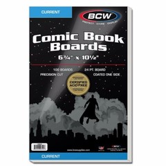 200 BCW Current Modern Resealable Comic Bags 2 MIL & Boards 6 3/4″ 200 Combo