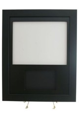 Sports Card Frame for a BGS Horizontal Card w/ 8 x10 Photo Opening (Black Design