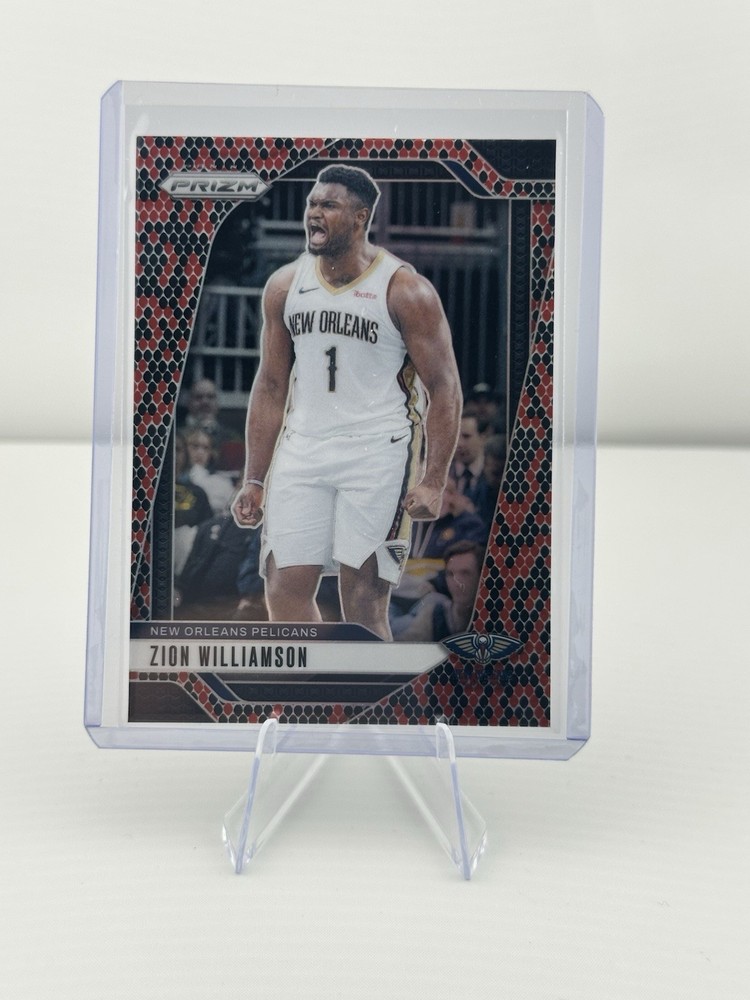 2024-25 Prizm Basketball Zion Williamson Snake Skin SSP #10 TB33