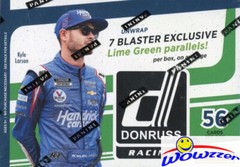 (10) 2022 Panini Donruss Nascar Racing Blaster Box-10 AUTO/MEM+LIME PARALLELS