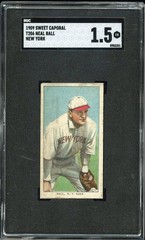 T206 Neal Ball ( NEW YORK ) Sweet Caporal 150/30. SGC 1 .5 POOR. SEE NOTE.