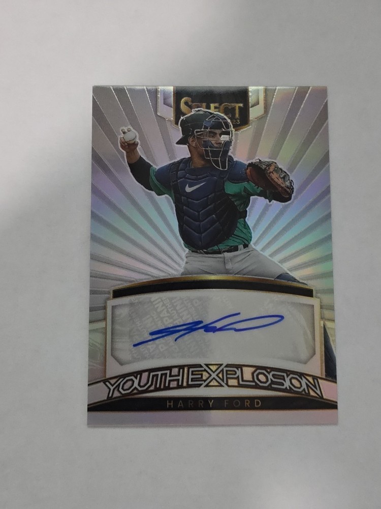 Harry Ford /99 RC Auto 2023 Select Youth Explosion Silver Prizm Mariners YES-HF