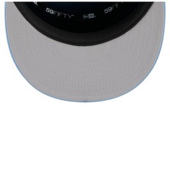 Men’s New Era White/Light Blue Memphis Grizzlies 2025 NBA Tip Off Split Panel
