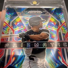 2025 Panini Prizm Prizmatic Red Prizm #25 Braden Montgomery /199 White Sox
