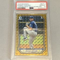 Bowman 2026 Kendry Chourio Royals Chrome Pros Gold Geometric #BCP-7 /50 PSA 10