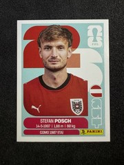 2026 Panini FIFA World Cup Sticker #AUT7 Stefan Posch Austria Como 1907 Soccer