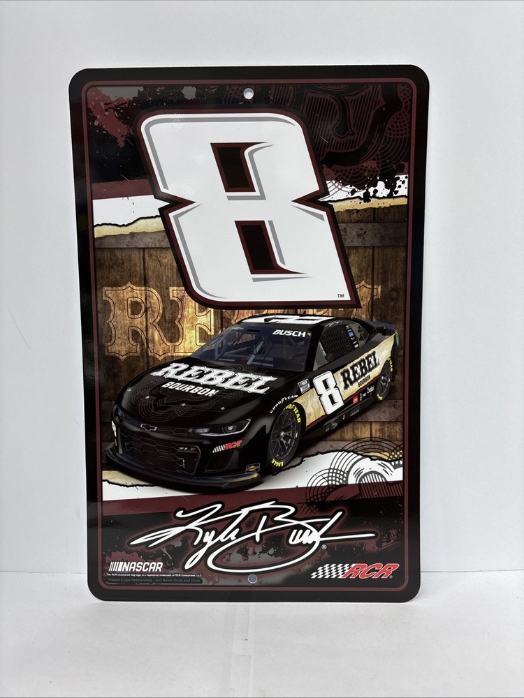 Plastic 11×17 Kyle Busch Sign
