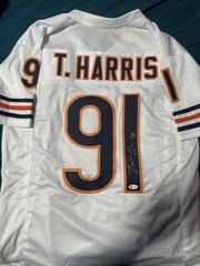 Tommie Harris Signed Bears Jersey (Beckett) Chicago’s 2004 1st Roud Draft Pick
