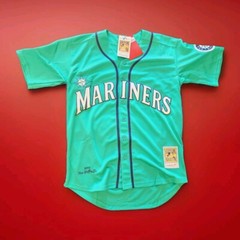 Ken Griffey Jr Seattle Mariners Throwback Jersey Stitched MENS Size LARGE