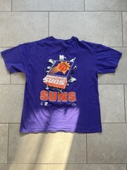 Vintage 1990s Nutmeg Phoenix Suns NBA Double Sided Single Stitch Tee Shirt XL