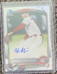 Bowman Draft 2025 Chrome Rookie #CPA-MM Mason Morris Reds Auto /150