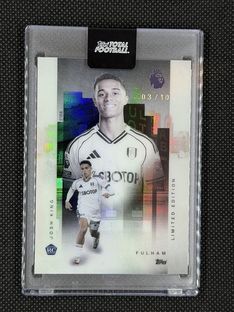 2025-26 Topps Chrome Josh King #/10 Fulham Total Football Limited Edition