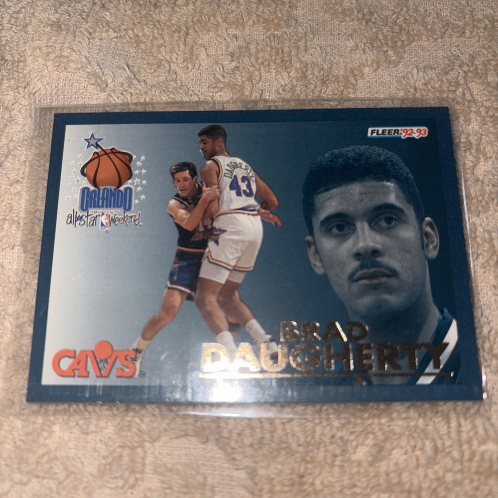 1992-93 Fleer – All-Stars Brad Daugherty #3. Combo Shipping Available