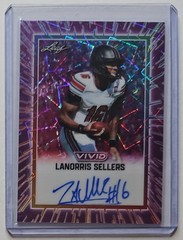 2025 LEAF VIVID LAZER ROOKIE 2/7 AUTO LANORRIS SELLERS SOUTH CAROLINA GAMECOCKS