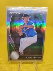 2021 Panini Prizm Draft Picks – Peter Heubeck #PDP101 Silver Prizm (RC)