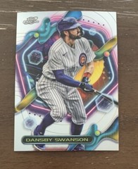 2023 Topps Chrome Cosmic Dansby Swanson #15 Chicago Cubs