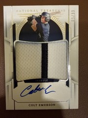 2024 PANINI NATIONAL TREASURES #PMS-CE Patch Autograph COLT EMERSON /99 Seattle