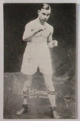 1923 Exhibit Supply Company Boxing Exhibit Carl Tremaine Postcard Back
