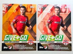 Jonathan Osorio Sebastian Giovinco 2017 Topps MLS 5×7 Jumbo Gold #d /10 /49 Lot