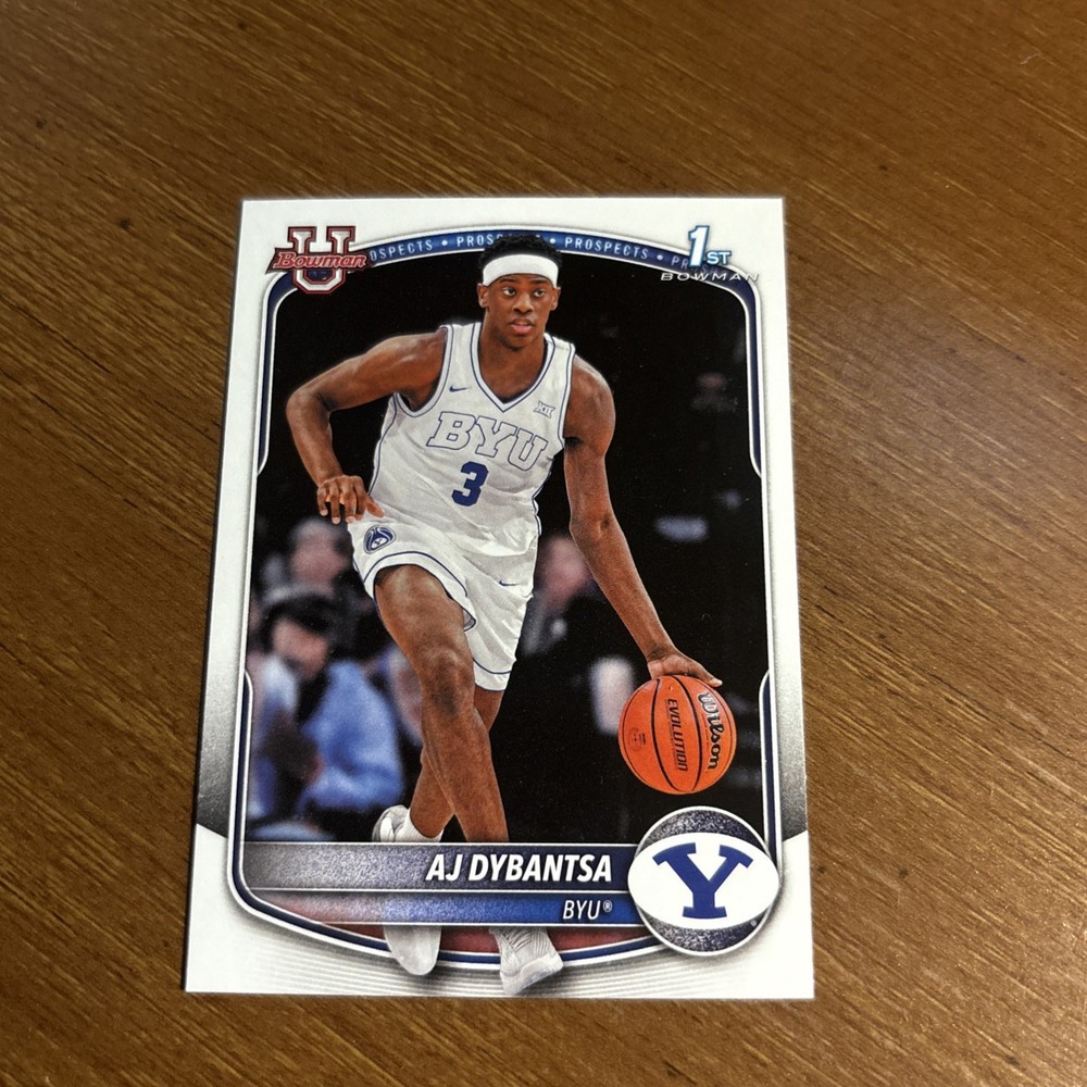 2025-26 Bowman Basketball AJ DYBANTSA Prospects #BPP-1 BYU