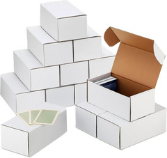 10 Pcs 400 Count Trading Card Storage Box Cardboard Baseball Card