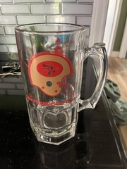 SAN FRANCISCO 49ERS Slim Jim 8″ Glass Mug 32 Ounces NFL Football