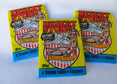 1991 Topps Desert Storm Victory Trading Card Pack -SALE-