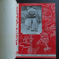 1956-57 Philadelphia Ramblers Home Game Hockey Programs, 38 Games, EHL Bounded