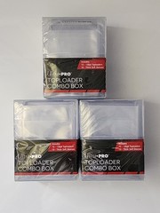Ultra Pro Top Loaders & Soft Sleeves 3×4 Combo Box/ 130 Point Top Loader