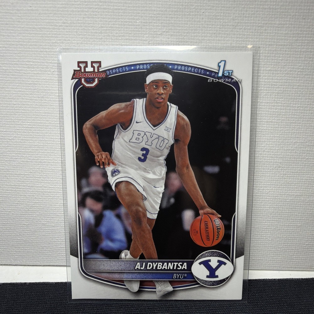 2025-26 Bowman Basketball AJ DYBANTSA 1ST Bowman Prospects #BPP-1 BYU Wizards