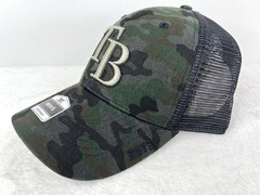 Tampa Bay Rays Baseball Cap Hat SnapBack Adjustable Green Camo Fan Favorite New