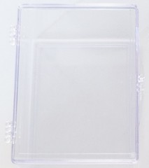 1 Ultra Pro 100 Count Clear Hinged Card Storage Boxes Case Holder Sport Trading