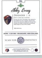 2021 Parkside NWSL RC – #86 Abby Erceg – North Carolina Courage