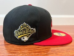 Cleveland Indians 90’s Wahoo 1995 World Series New Era 59FIFTY Fitted Black/Red