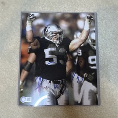Goal Line Art Bill Romanowski Autograph #53 Raiders NFL Signed