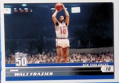 WALT FRAZIER KNICKS 2007-08 TOPPS 50th ANNIVERSARY #33