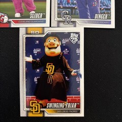 Topps MLB Mascots 75 Series One 2026 Trading (3) Guards,Rockies,San Diego