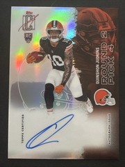 2025 Topps Signature Series Quinshon Judkins Auto Rookie Card On Card Auto