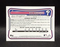 Topps 2026 Bowman Chrome Kyle Schwarber Philadelphia Phillies #20 Mojo Parallel